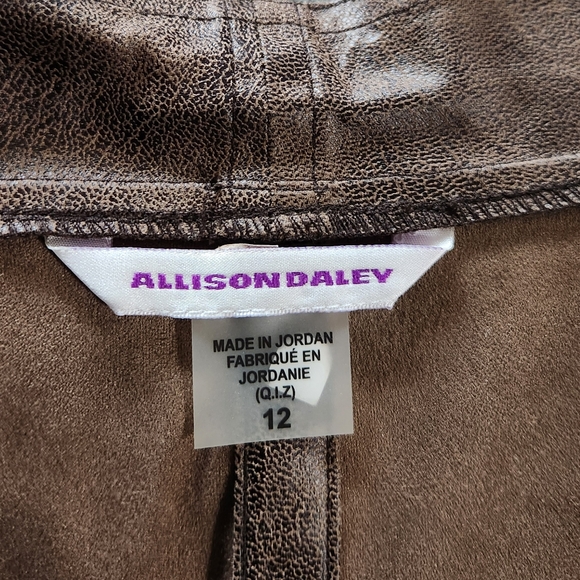 Allison Daley Jacket, two-toned Brown, size 12, Jacket - Picture 8 of 9